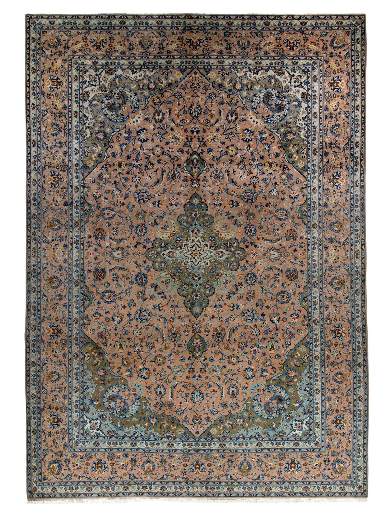 Fine Vintage Kashan 350x250 cm Persian Rug Fine-Vintage-Kashan-350x250-cm-Persian-Rug-5-153423