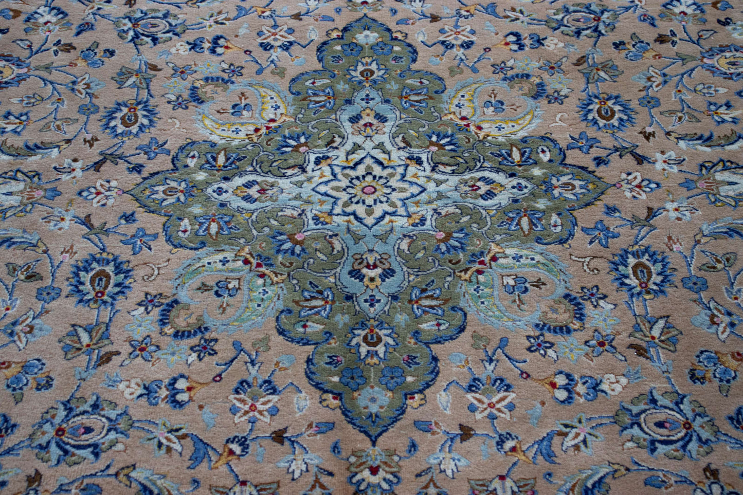 Fine Vintage Kashan 350x250 cm Persian Rug Fine-Vintage-Kashan-350x250-cm-Persian-Rug-8-700994
