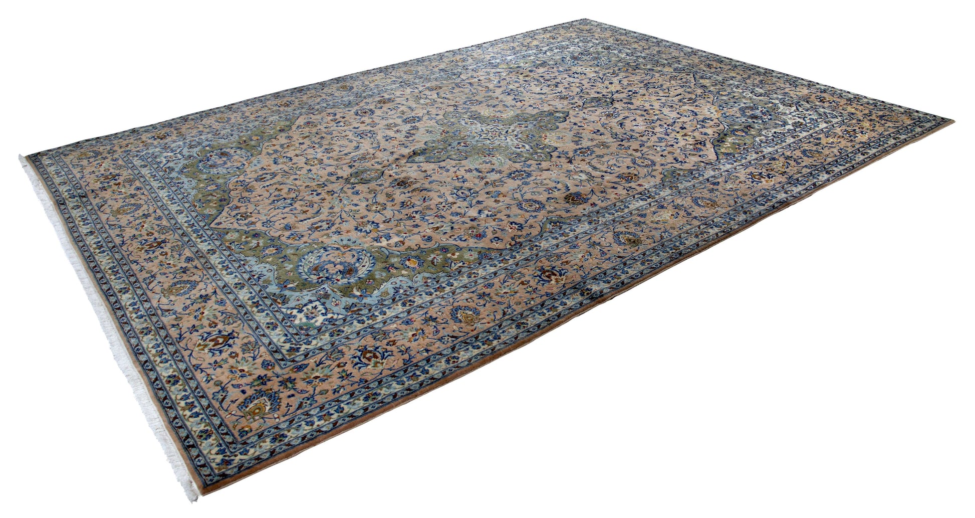 Fine Vintage Kashan 350x250 cm Persian Rug Fine-Vintage-Kashan-350x250-cm-Persian-Rug-9-101385