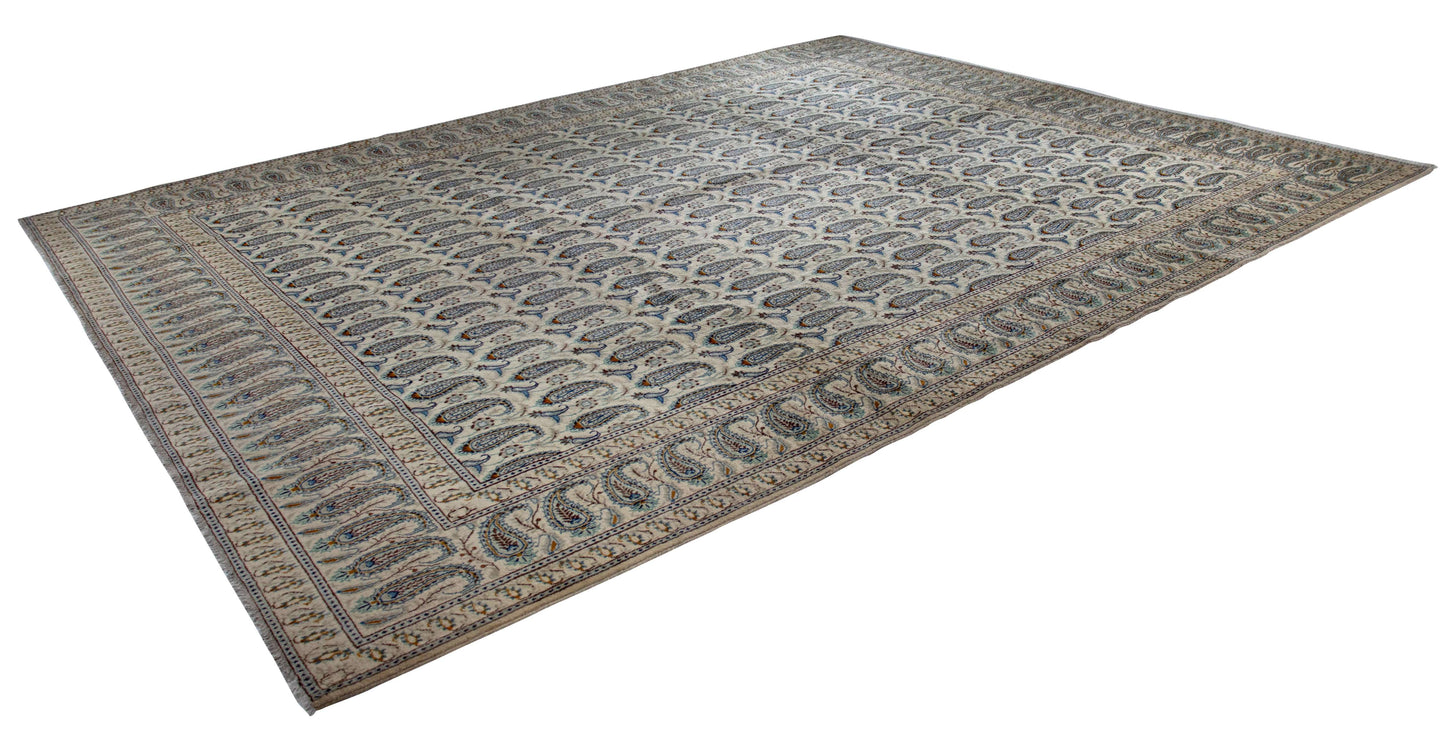 Fine Vintage Kashan Buten 400x300 cm Persian Rug Fine-Vintage-Kashan-Buten-400x300-cm-Persian-Rug-7-164181