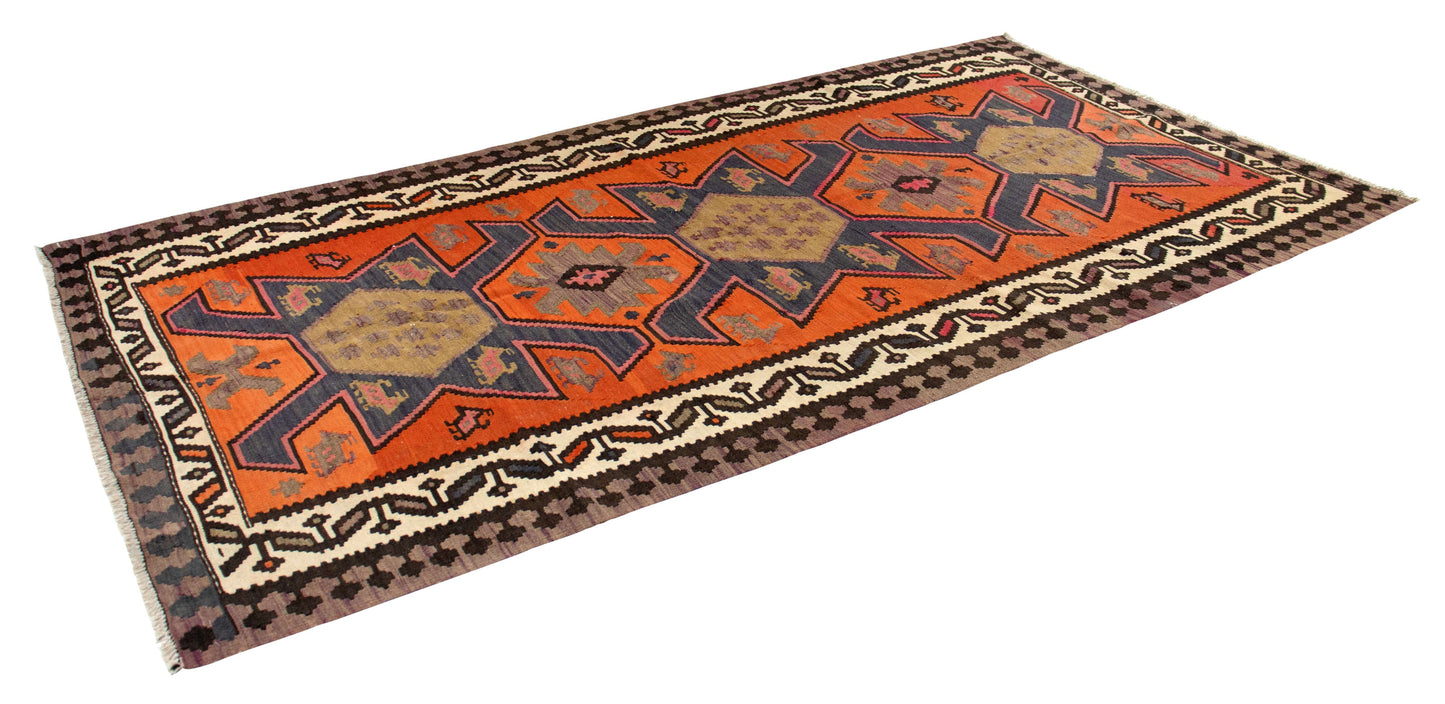 Vintage Kilim Qashqai 280x160 cm Persian Rug Vintage-Kilim-Qashqai-280x160-cm-Persian-Rug-9-687009