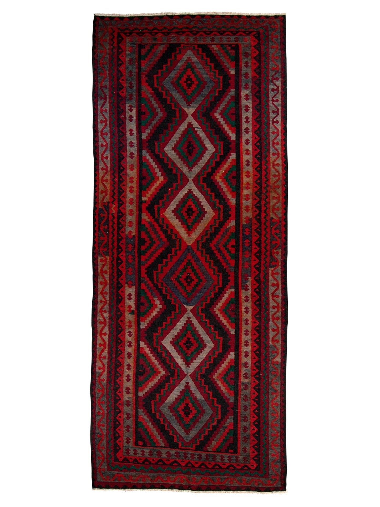 Kilim Qashqai 370x145 cm Persian Rug Kilim-Qashqai-370x145-cm-Persian-Rug-4