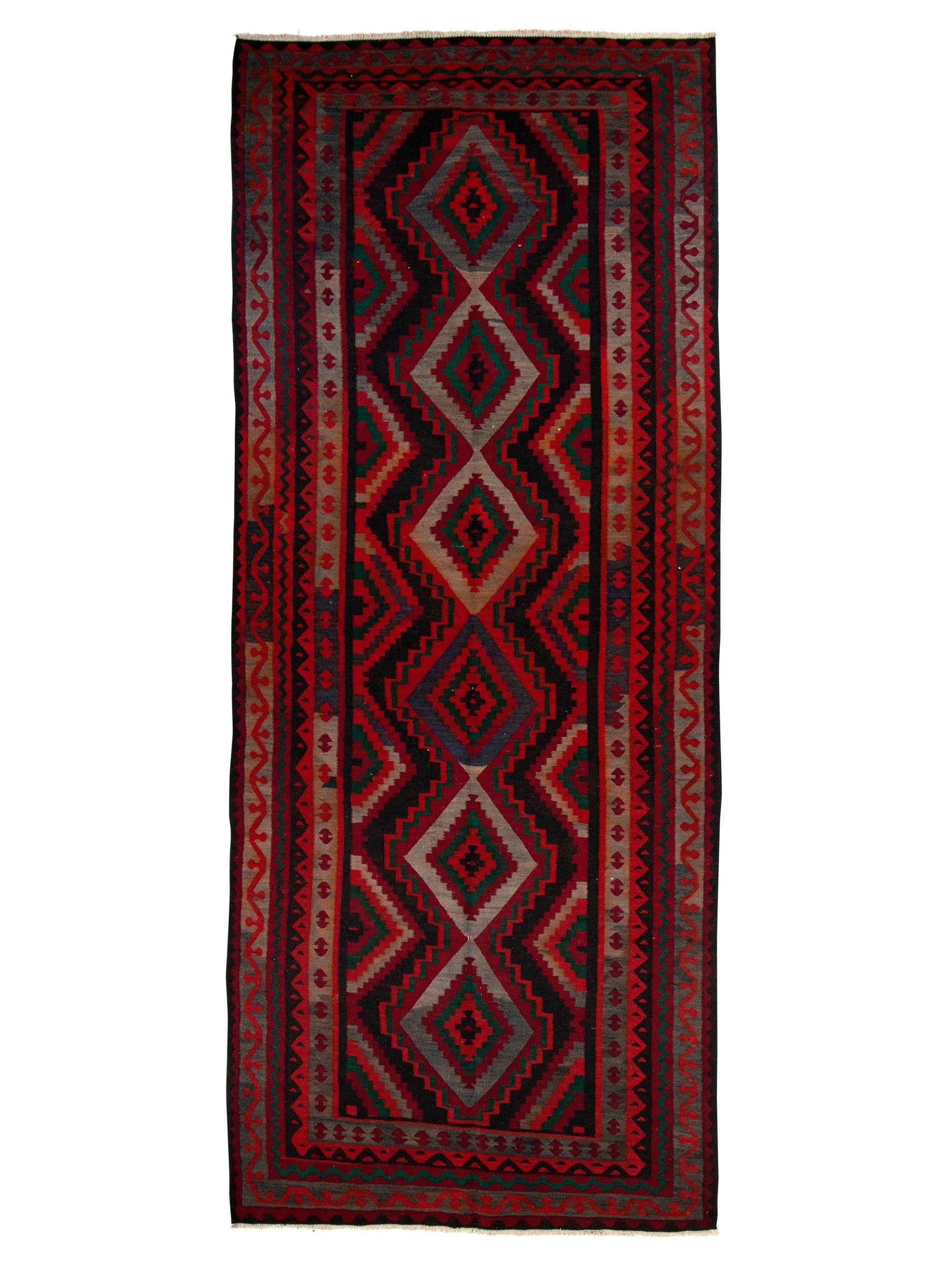 Kilim Qashqai 370x145 cm Persian Rug Kilim-Qashqai-370x145-cm-Persian-Rug-4