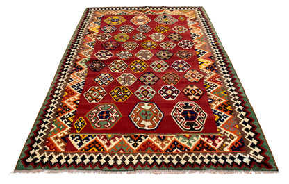 Fine Kilim Qashqai 260x168 cm Persian Rug Fine-Kilim-Qashqai-260x168-cm-Persian-Rug-8-948494