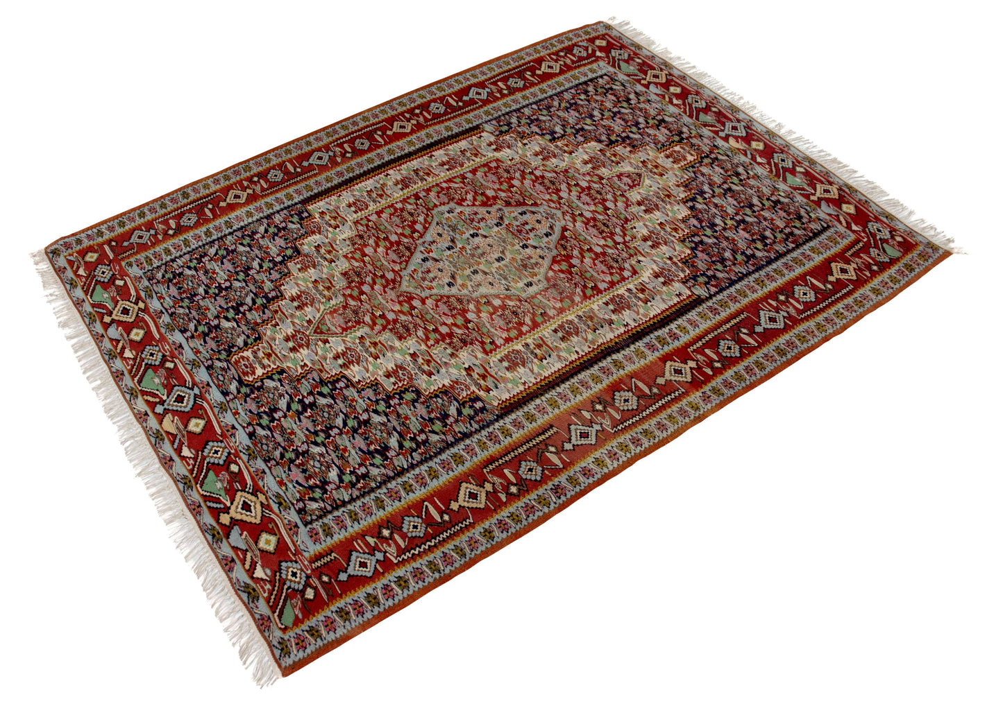 Fine Kilim Sena 150x120 cm Persian Rug Fine-Kilim-Sena-150x120-cm-Persian-Rug-0-945722