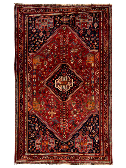 Fine Qashqai 230x148 cm Persian Rug Fine-Qashqai-230x148-cm-Persian-Rug-6-621887