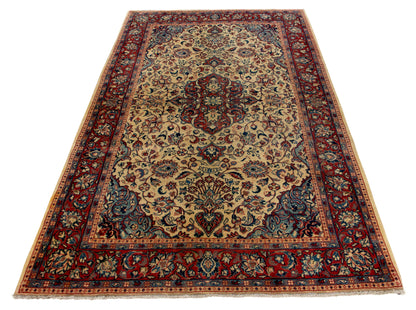 Fine Sarouk 215x125 cm Persian Rug Fine-Sarouk-215x125-cm-Persian-Rug-6-248047