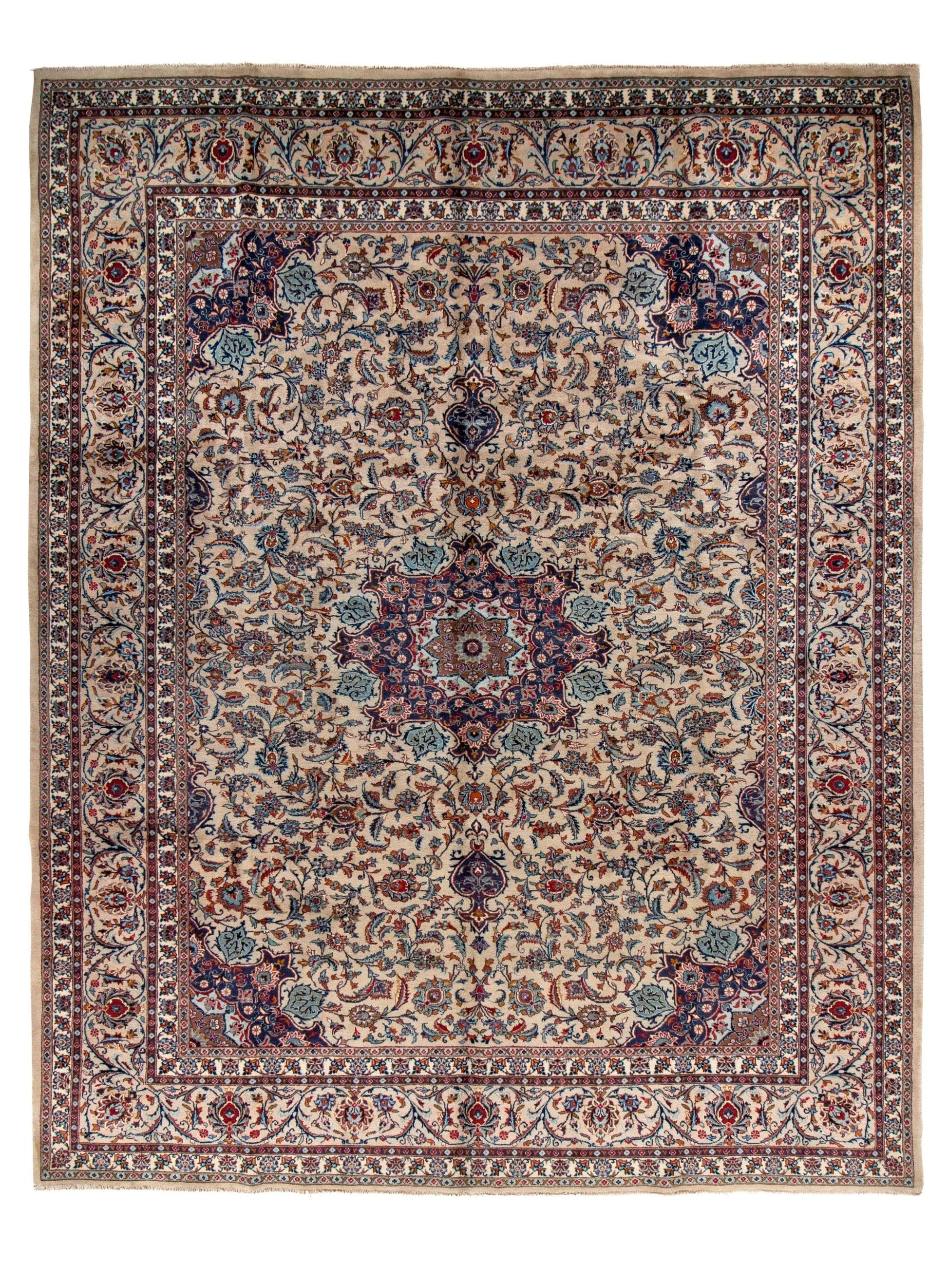 Fine Vintage Mashad 380x300 cm Persian Rug Fine-Vintage-Mashad-380x300-cm-Persian-Rug-1-903206