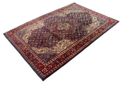 Fine Vintage Sarouk 215x143 cm Persian Rug Fine-Vintage-Sarouk-215x143-cm-Persian-Rug-7-524803