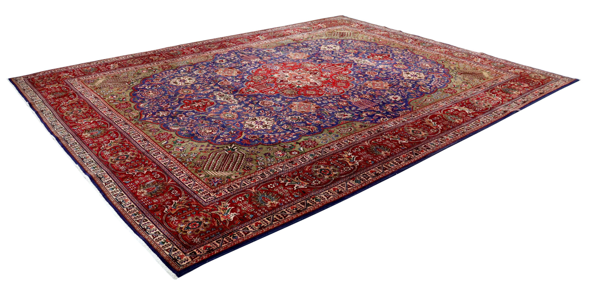 Fine Vintage Tabriz 400x310 cm Persian Rug Fine-Vintage-Tabriz-400x310-cm-Persian-Rug-0-781299