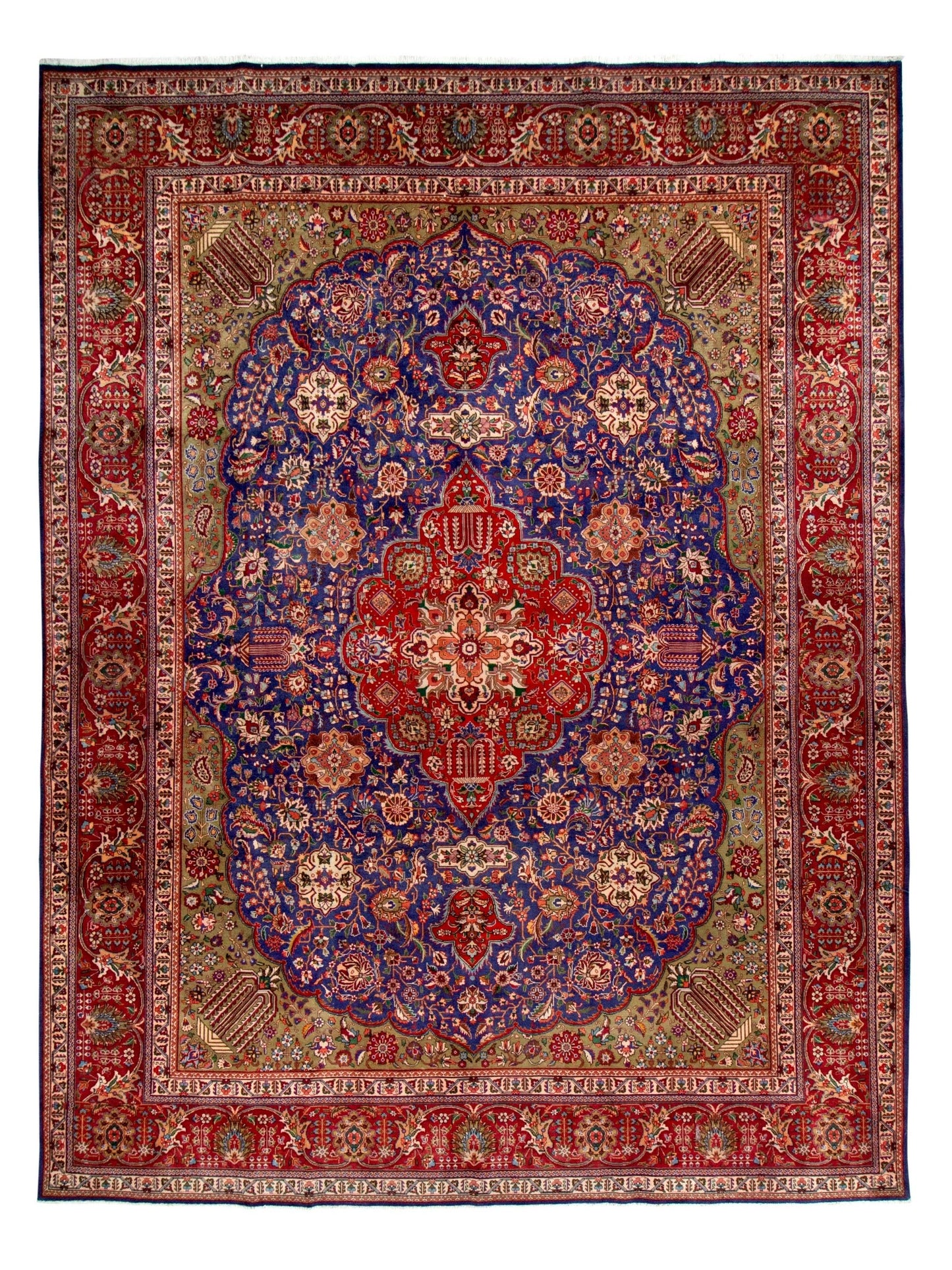Fine Vintage Tabriz 400x310 cm Persian Rug Fine-Vintage-Tabriz-400x310-cm-Persian-Rug-5-722787