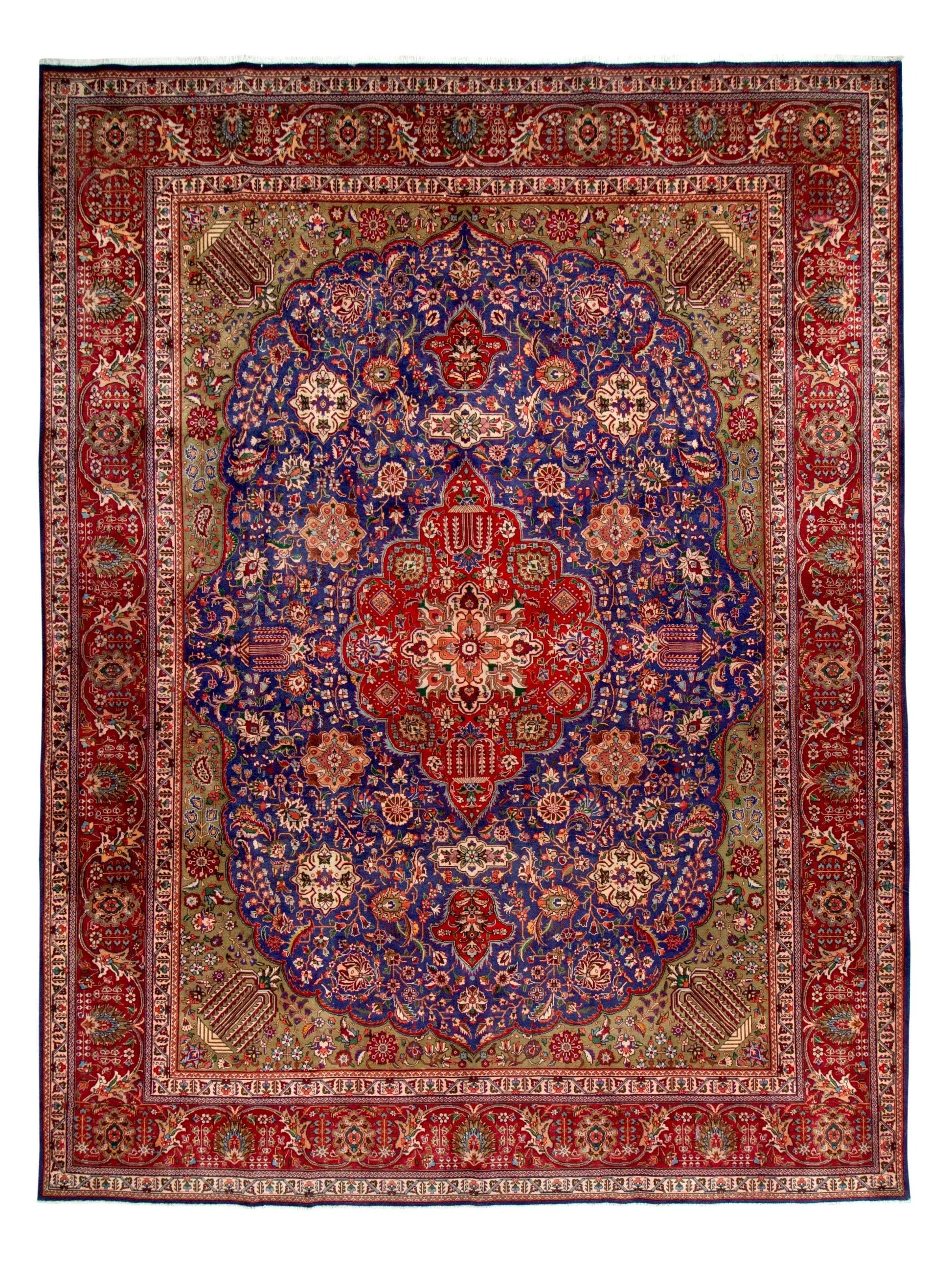 Fine Vintage Tabriz 400x310 cm Persian Rug Fine-Vintage-Tabriz-400x310-cm-Persian-Rug-5-722787