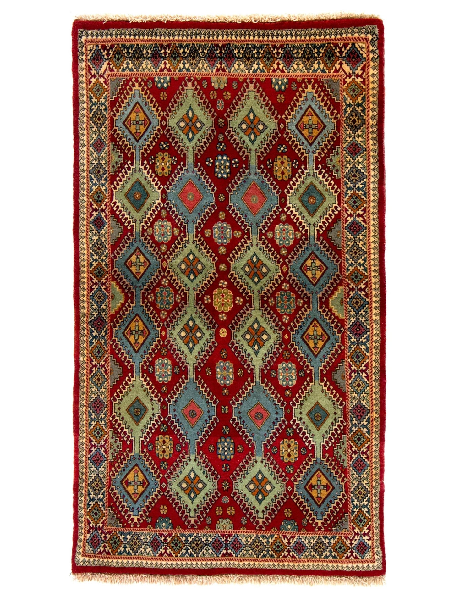Fine Vintage Yalameh 184x103 cm Persian Rug Fine-Vintage-Yalameh-184x103-cm-Persian-Rug-1-875231