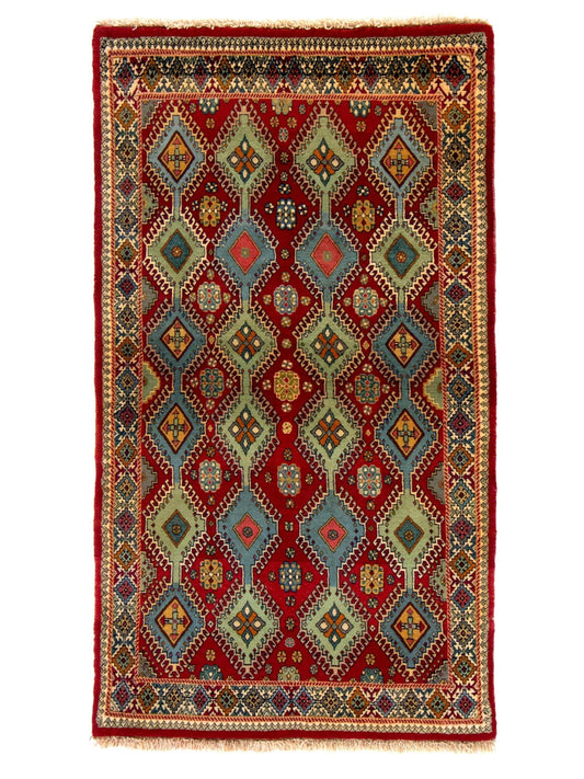 Fine Vintage Yalameh 184x103 cm Persian Rug Fine-Vintage-Yalameh-184x103-cm-Persian-Rug-1-875231