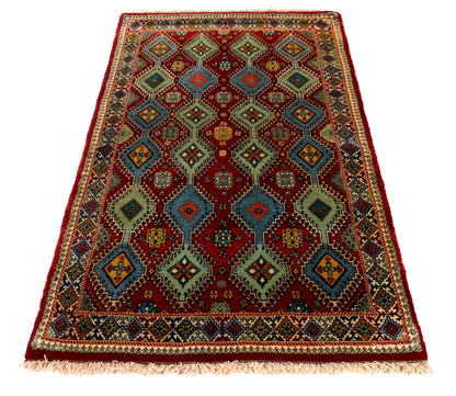 Fine Vintage Yalameh 184x103 cm Persian Rug Fine-Vintage-Yalameh-184x103-cm-Persian-Rug-3-603591