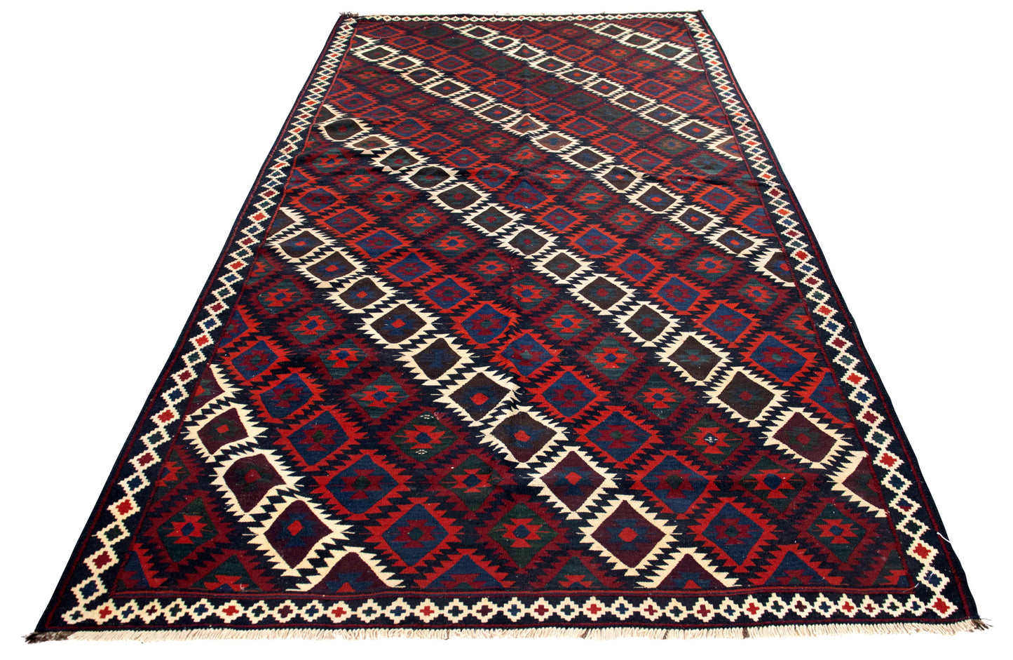 Kilim Qashqai 320x170 cm Persian Rug Kilim-Qashqai-320x170-cm-Persian-Rug-9-769493