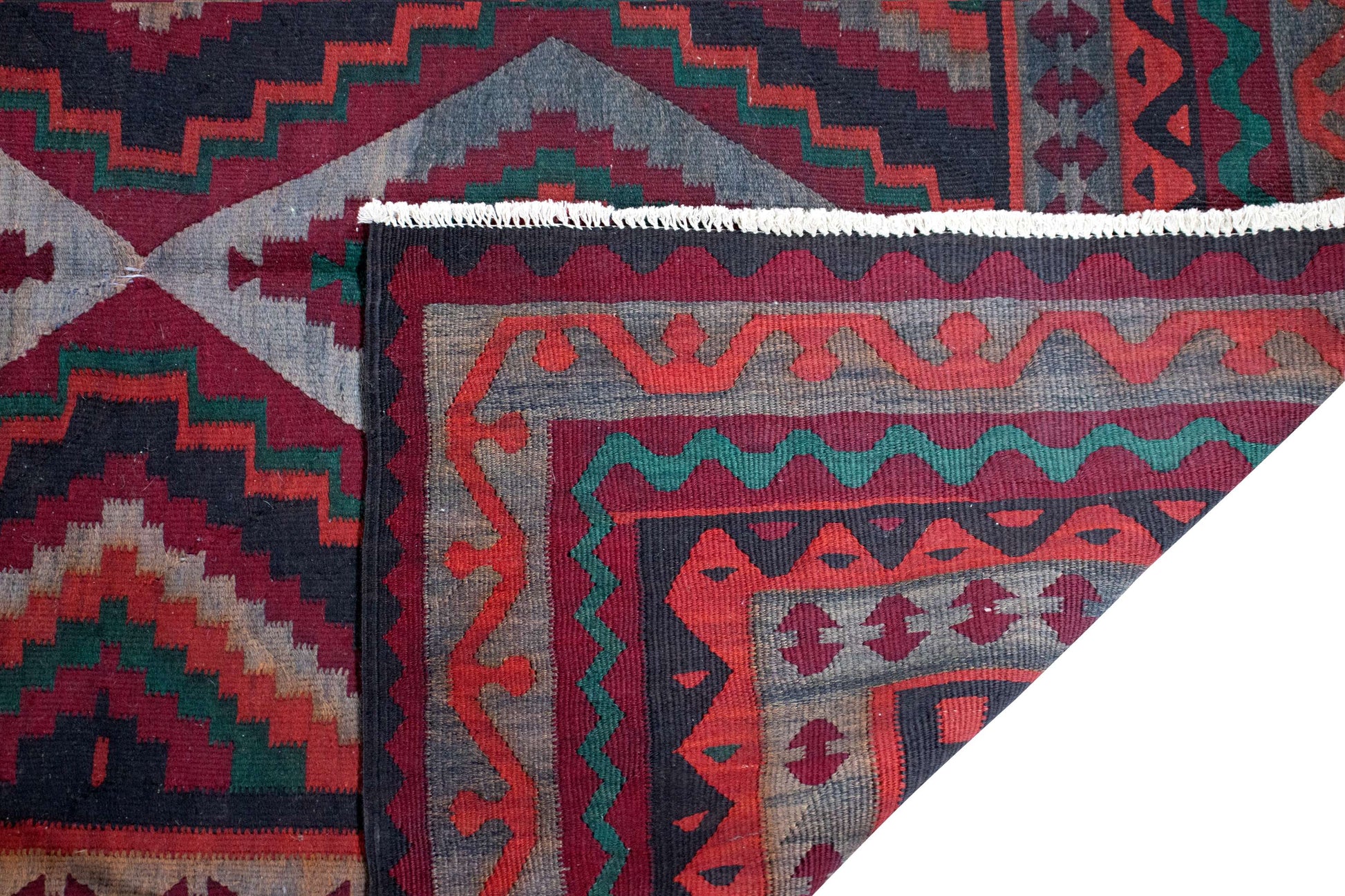 Kilim Qashqai 370x145 cm Persian Rug Kilim-Qashqai-370x145-cm-Persian-Rug-8-192511