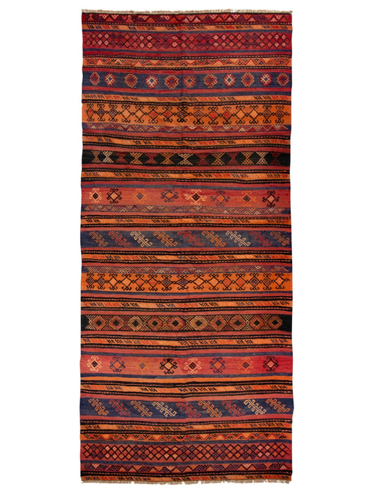 Kilim Yamut 340x158 cm Persian Rug Kilim-Yamut-340x158-cm-Persian-Rug-0-406907