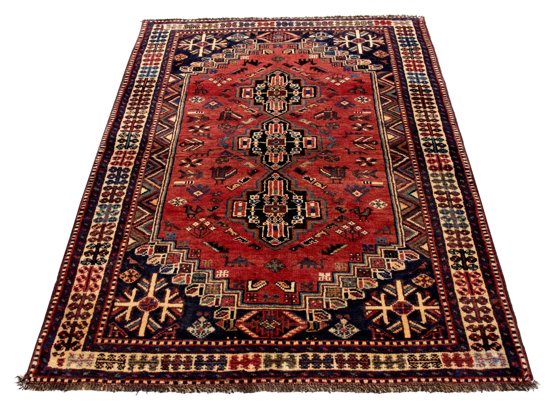 Qashqai 165x115 cm Persian Rug Qashqai-165x115-cm-Persian-Rug-14-810544