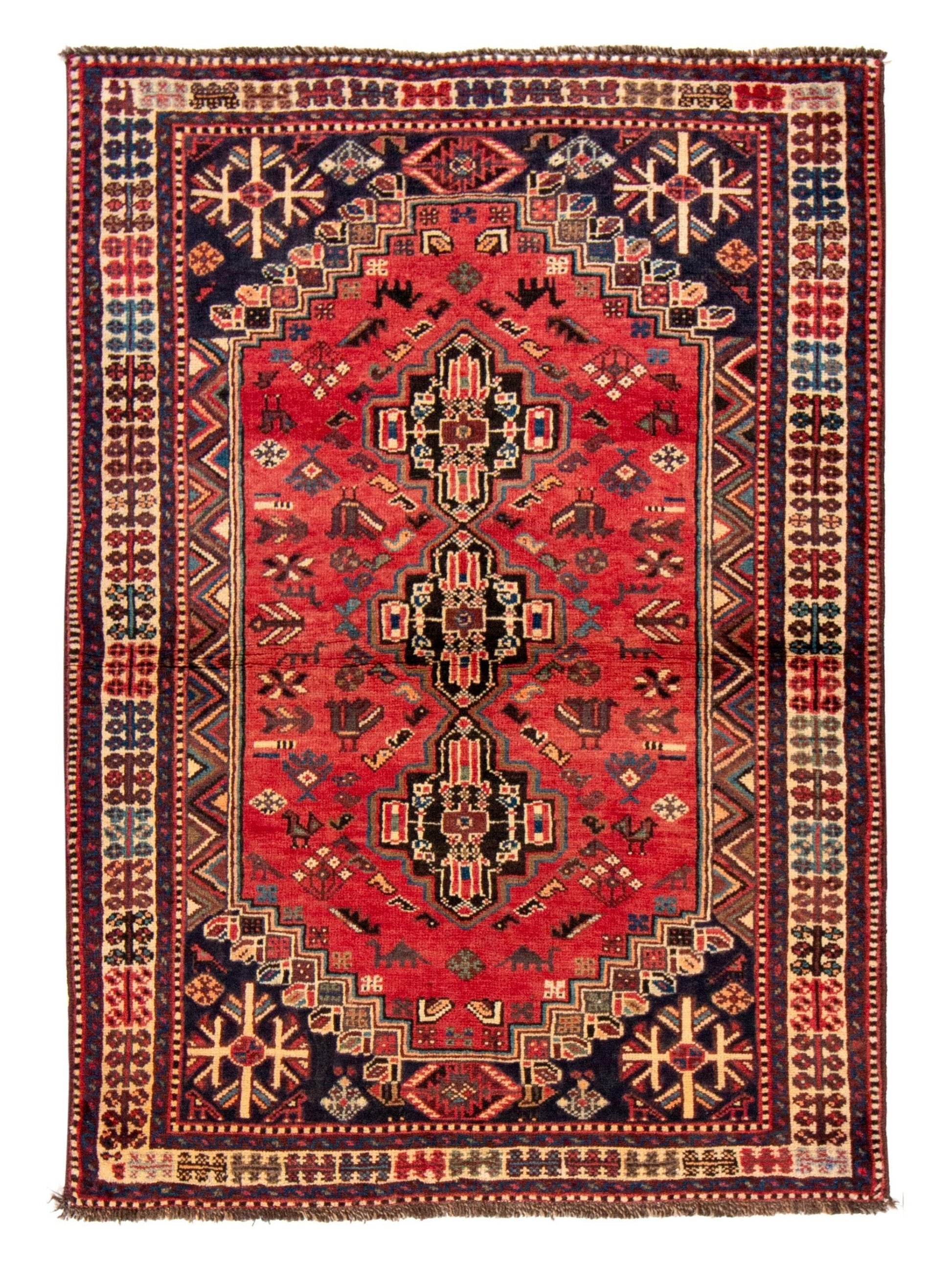 Qashqai 165x115 cm Persian Rug Qashqai-165x115-cm-Persian-Rug-6-401757