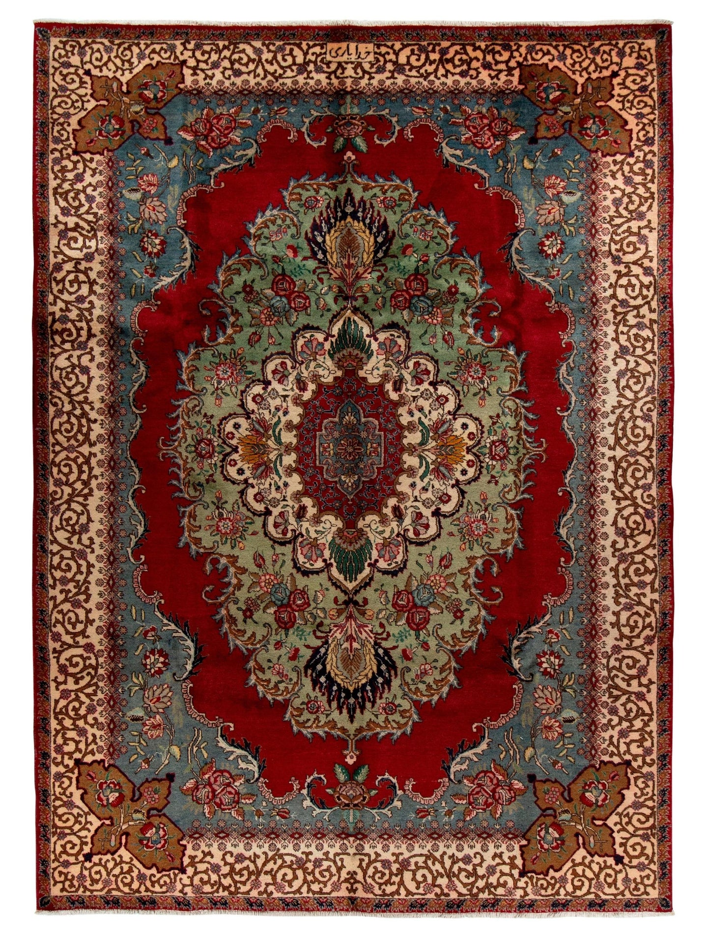 Signed Mashad 330x240 cm Persian Rug Signed-Mashad-330x240-cm-Persian-Rug-9-650984