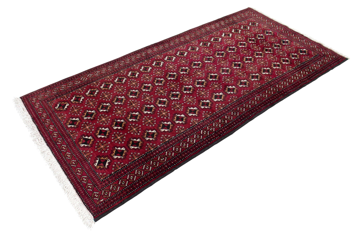 Turkoman 197x103 cm Persian Rug Turkoman-197x103-cm-Persian-Rug-1-358302