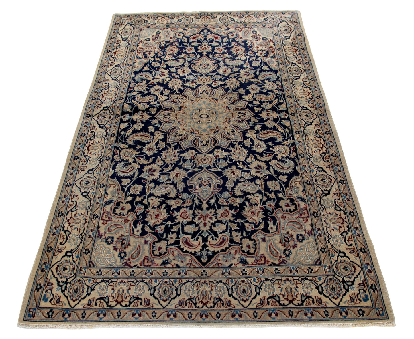 Vintage Nain 9La 217x125 cm Persian Rug Vintage-Nain-9La-217x125-cm-Persian-Rug-1-384277