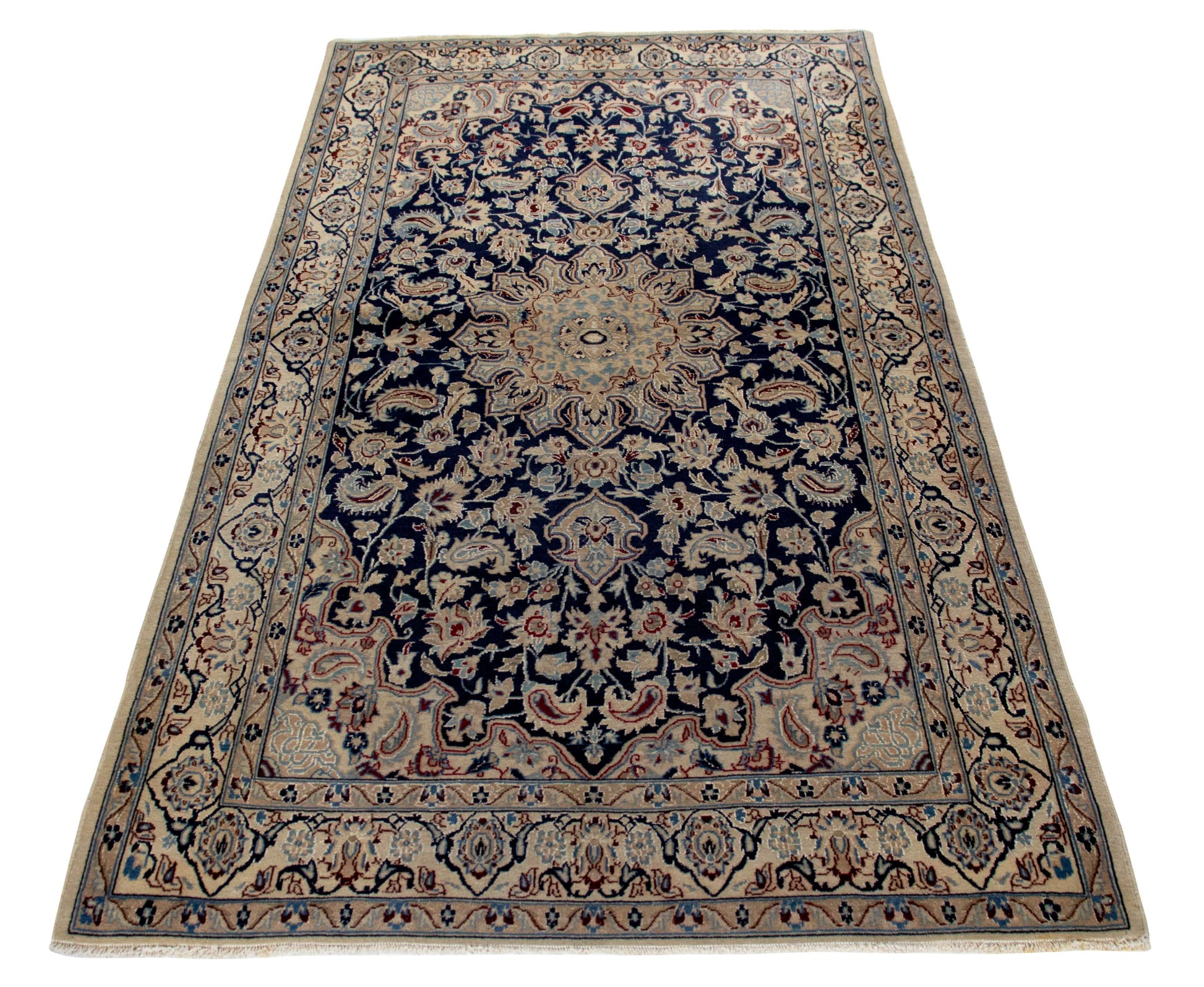 Vintage Nain 9La 217x125 cm Persian Rug Vintage-Nain-9La-217x125-cm-Persian-Rug-1-384277