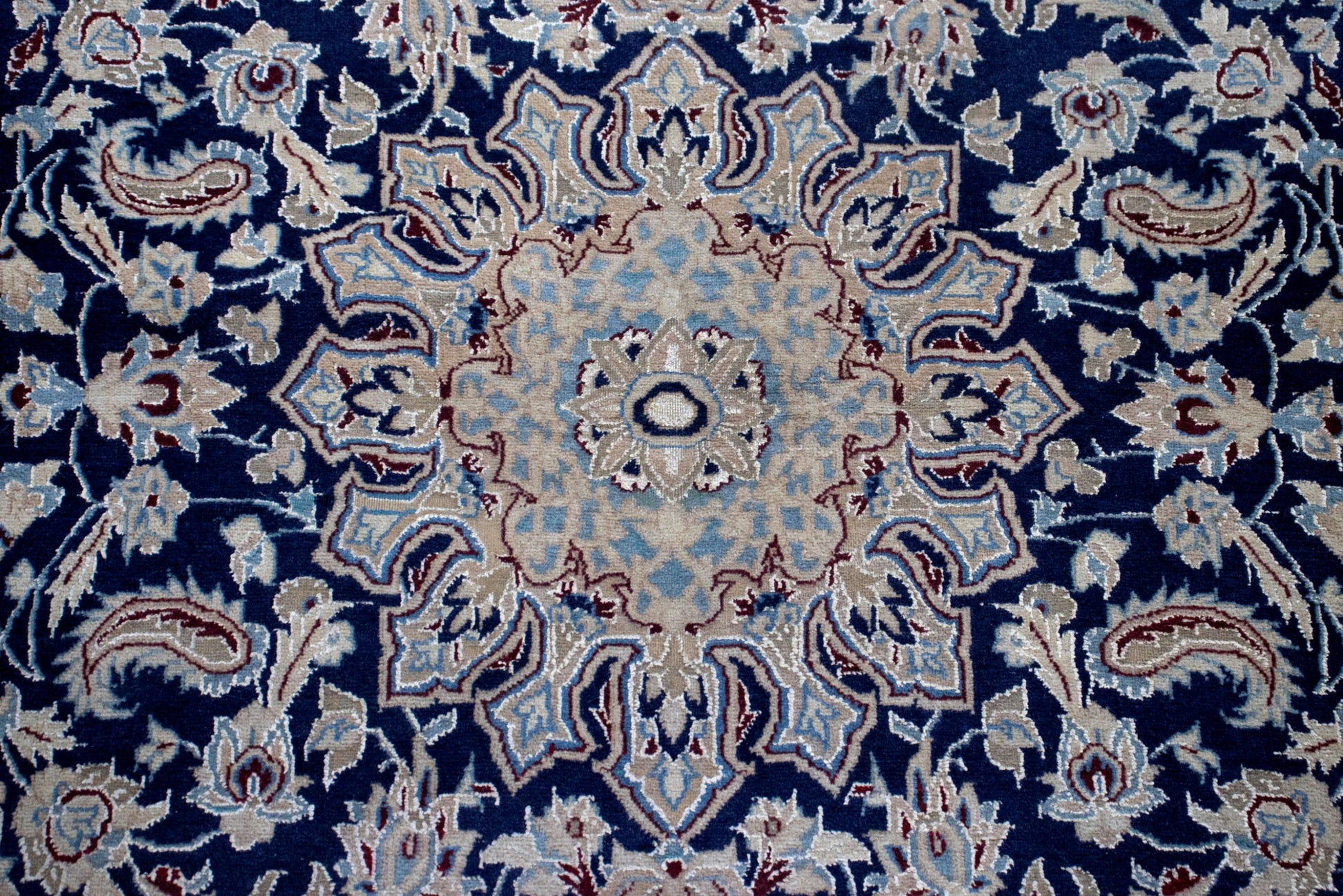Vintage Nain 9La 217x125 cm Persian Rug Vintage-Nain-9La-217x125-cm-Persian-Rug-3-808346