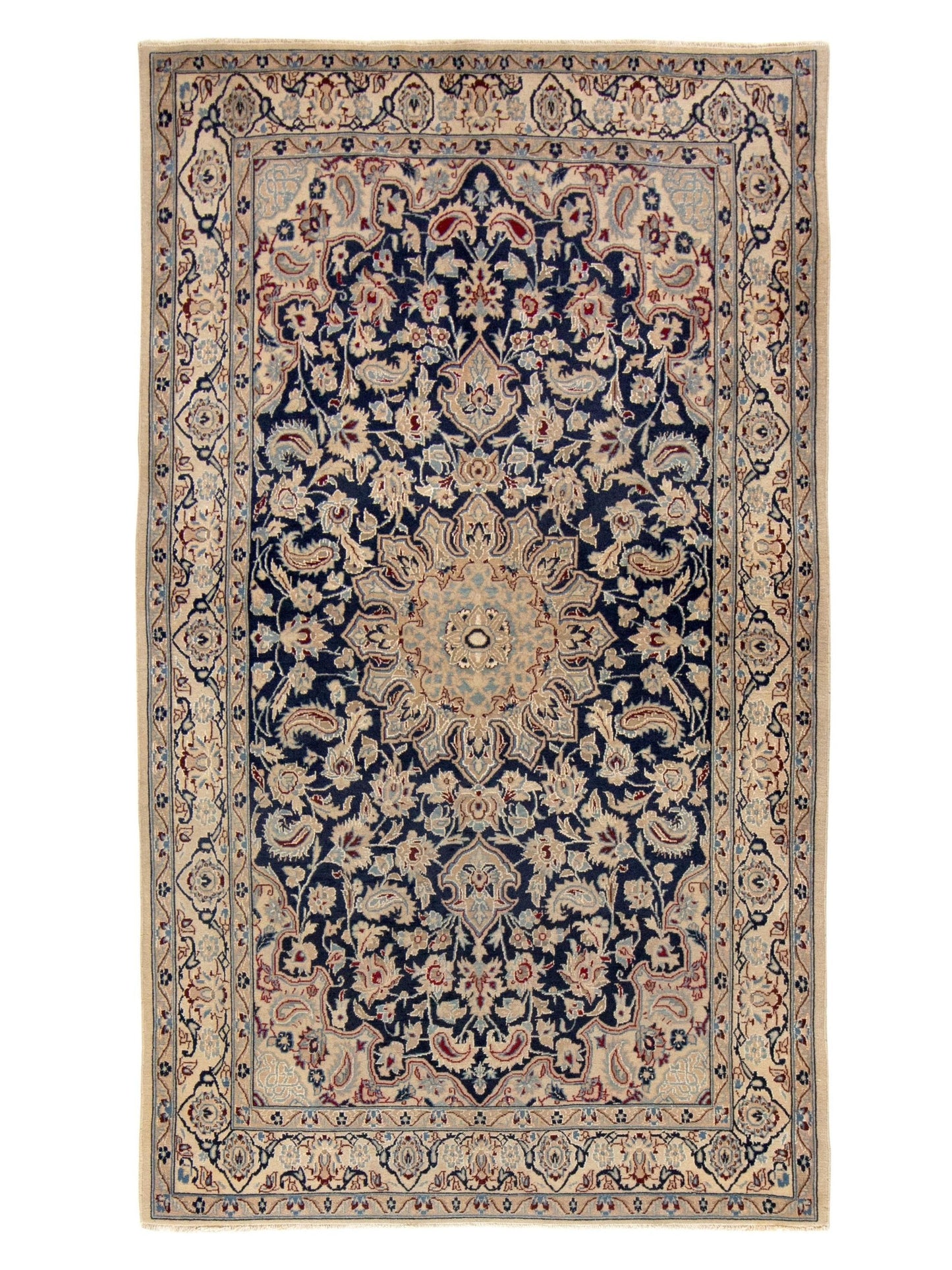Vintage Nain 9La 217x125 cm Persian Rug Vintage-Nain-9La-217x125-cm-Persian-Rug-5-491428